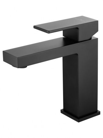 Смеситель для раковины WONZON & WOGHAND CUBE, Черный матовый (WW-88139016-MB), артикул WW-88139016-MB