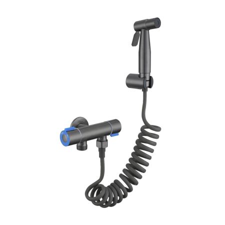 Гигиенический душ без смесителя Fmark FS-FXQ03Q, графит, артикул FS-FXQ03Q