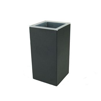 Stil Haus Urania, настольный металлический стакан, цвет черный матовый