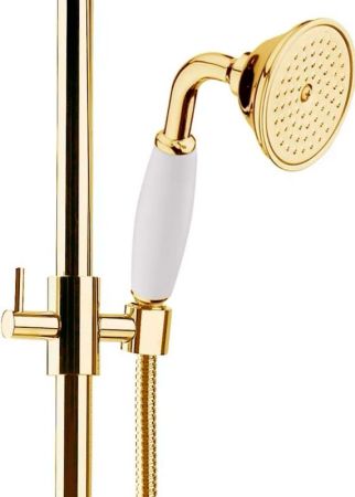 Душевая система Webert Ottocento OT760405010, золото, артикул OT760405010