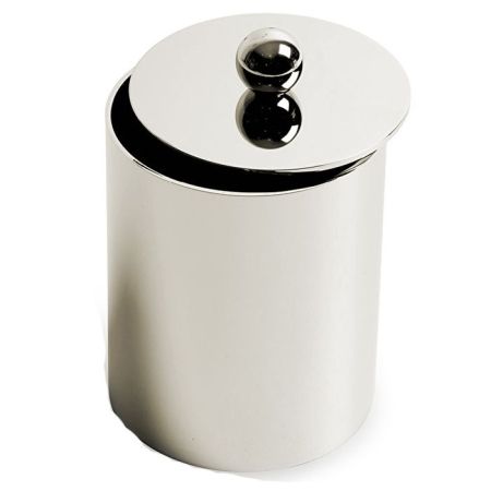 DEVON&DEVON WALTZ Контейнер с крышкой, настольный, цвет никель блестящий, артикул WLZ- 1 20-NK