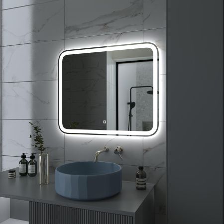 Зеркало Onika Магна 90 с LED подсветкой Зеркало Onika Магна 90 с LED подсветкой