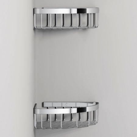 A7452200 Sense L Корзина для душа угловая двухъярусная, хром, артикул A7452200