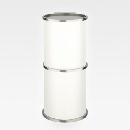 Armani Roca Baia Светильник настенный LED, 14.5х13.5х29см, цвет: brushed steel, артикул 7.8130.8.434.2