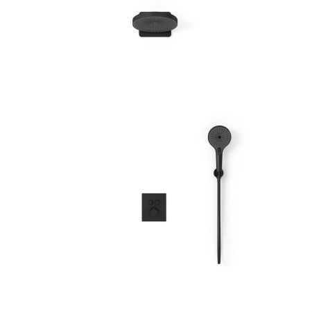 Душевой комплект Inspire VSFW-3I21T1MB встраиваемый, термостатический, 2 режима, черный, артикул VSFW-3I21T1MB