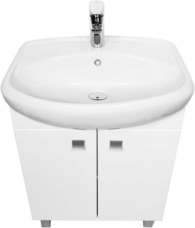 Тумба с раковиной Orange Рио 60 Белая, артикул Ri-60TU+RA