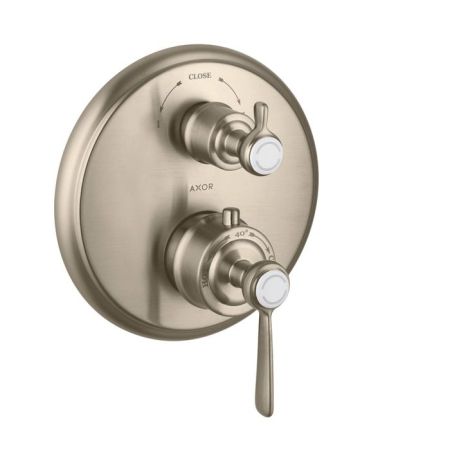 AX Montreux Встраиваемый термостат для душа, 2 потреб, (внешняя часть), цвет: шлифованный никель, артикул 16821820