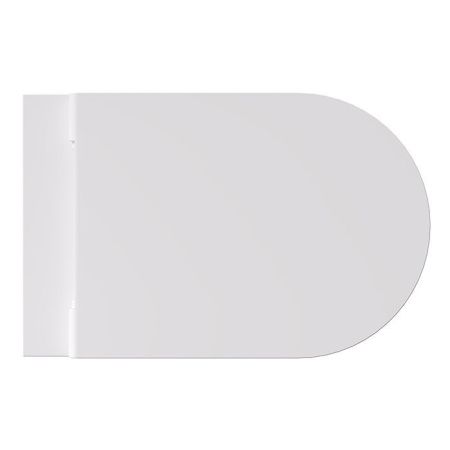 Унитаз, Alice, Hide, безободковый (с открытым смывным краем), тип установки-подвесной, ширина, мм-370, глубина, мм-570, высота, мм-345, форма чаши-овальная, выпуск-горизонтальный, материал-керамика, сиденье-необходимо заказать, вид грязеотталкивающего пок, артикул 31170109