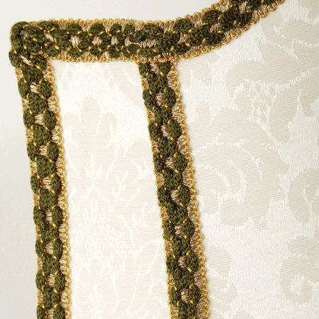 Абажур для светильника Migliore Complementi 687.03 Белый Зеленый Золото, артикул ML.COM-50.687.03