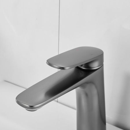 Смеситель для раковины Raffine F0185T, оружейная сталь, артикул F0185T