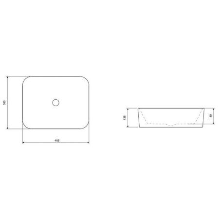 Умывальник EXCELLENT Forka
