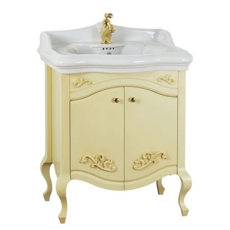 IMPERO База L68xH74xP51 см. для раковины 70 см, 2 двери, цвет: DECAPE SABBIA, артикул 25974