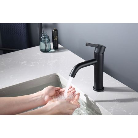 Смеситель для раковины Splenka S221.10.06, черный, артикул S221.10.06