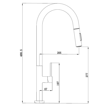 Смеситель AMI для кухни BOCH MANN BM8593, артикул BM8593