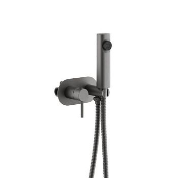 Гигиенический душ со смесителем BELZ B55807-3, оружейная сталь