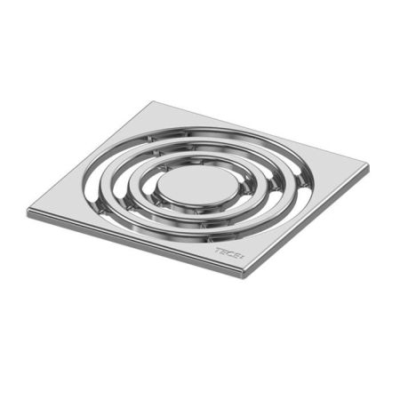 Дизайн-решетка, TECE, Drainpoint S, ширина, мм-142, длина, мм-142, высота, мм-6, материал-нержавеющая сталь, цвет-полированная нержавеющая сталь, артикул 3665003