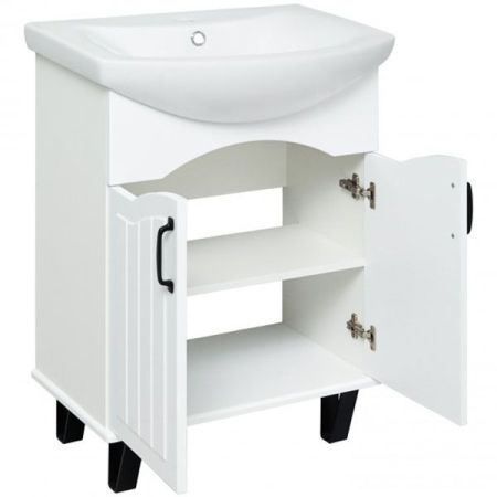 Тумба под раковину Runo Марсель 60 4620750028831 Белая