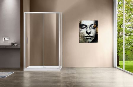 Душевые уголки Vincea Душевой уголок Garda VSR-1G1013CL, 1300*1000, хром, стекло прозрачное, , шт, артикул VSR-1G1013CL