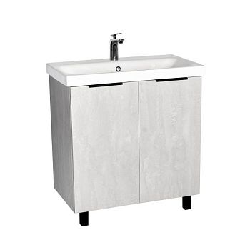 Тумба VIANT "Берлин" 2 ств цемент 441х766х820 под раковину .S-UM-MOD80/1 (MODUO 80) (VBER80MDC-T2ST)