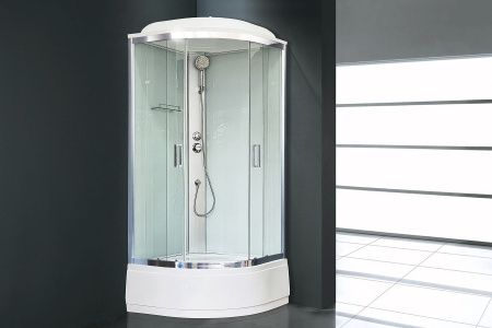 Душевая кабина Royal Bath RB 90CK5-WT-CH (белое/прозрачное)