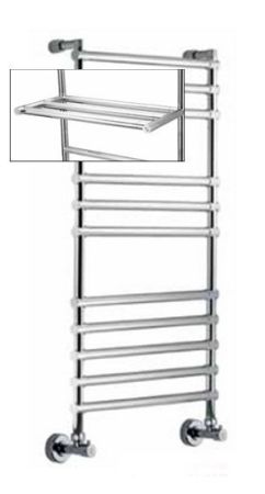 Водяной полотенцесушитель Margaroli Sole 464-11 530 с полкой Хром, артикул 4644711CRP
