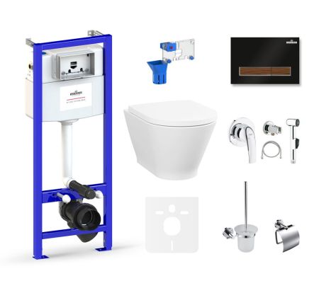 Комплект 10 в 1 Lavinia Boho Elegant Rimless 75110842, премиум с пластиковой клавишей