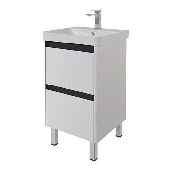 Тумба под раковину подвесная/напольная Dreja Luxury Plus 50 см, белый