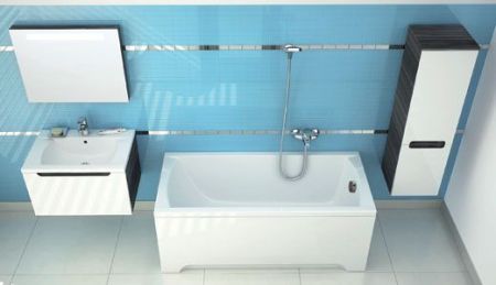 Шкаф пенал Ravak Classic SB 350 береза/белая L, артикул X000000311