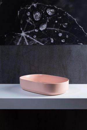 Раковина накладная Allen Brau Fantasy 55 4.11022.SM розовый, артикул 4.11022.SM