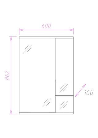 Тумба для умыв. "Родос 45 N"  (ум. Уют 45), артикул 206020