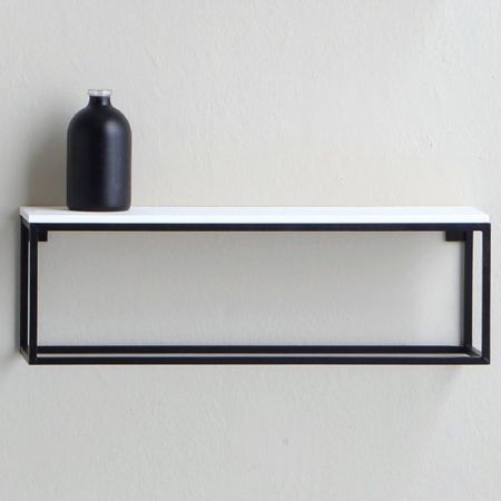 Bertocci Officina 02 Полка верхняя для аксессуаров 36 см из композита, цвет белый матовый, артикул 114 4507 0200