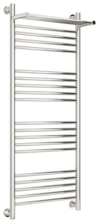 Полотенцесушитель, Сунержа, Богема +, с 1 полкой, водяной, ширина, мм-550, глубина, мм-213, высота, мм-1262, межосевое расстояние-500, подключение-диагональное/нижнее/вертикальное, температура теплоносителя-до 95°С, мощность-Вт-726, присоединительный разм, артикул 00-0223-1250