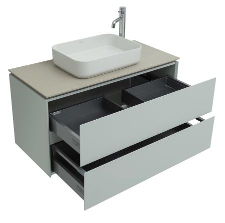 Тумба под раковину Allen Brau Infinity 100 1.21003.PWM папирус матовый, артикул 1.21003.PWM