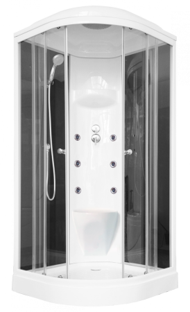 Душевая кабина Royal Bath RB 100HK7-BT (черное/прозрачное)