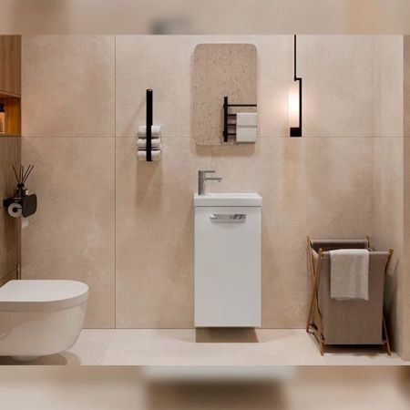 Тумба под раковину подвесная Velvex Estea tp.EST.MOD.40.1D, 40 см, артикул tp.EST.MOD.40.1D