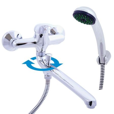 Смеситель для ванны Rav Slezak Sazava SA057.5/1 универсальный Хром, артикул SA057.5/1