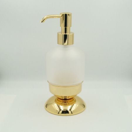 Stil Haus Elite, настольный дозатор на ножке, цвет золото, артикул EL30АР(16)
