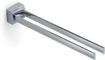 Gedy G-Kent, полотенцедержатель двойной (не поворотный), длина 35 см, цвет хром