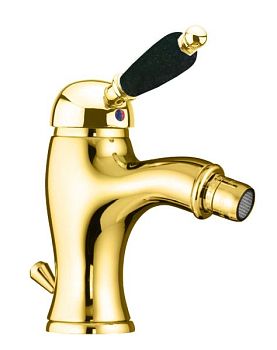Смеситель для биде Fiore IMPERIAL BLACK 89OO5321, золото