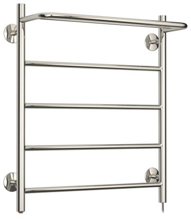 Электрический полотенцесушитель СТИЛЬЕ "Формат 30 П" 600х500 (Полка + 4) П16 (Без покрытия), артикул 00530-6050