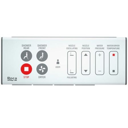 Крышка-биде Roca Multiclin 804006001 Белая с микролифтом, артикул 804006001