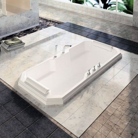 Акриловая ванна Radomir Fra Grande Фернандо 190x90 встраиваемая без гидромассажа Бронза