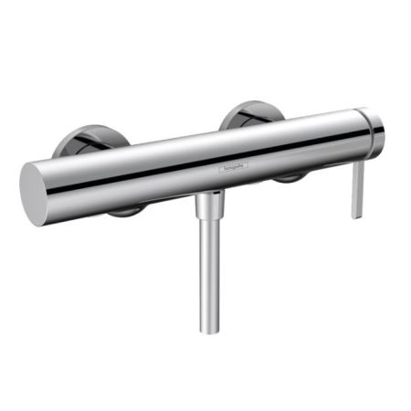 Смеситель для душа, Hansgrohe, Finoris, тип открывания воды-однорычажный, тип регулирования воды-керамический картридж, монтаж-настенный, отверстия для монтажа-2, цвет-хром, артикул 76620000