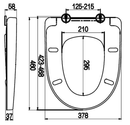 Комплект унитаза AM.PM Awe C111738SC с инсталляцией Grohe Rapid SL 38772001 с сиденьем Микролифт и клавишей смыва Хром, артикул C111738SC+38772001