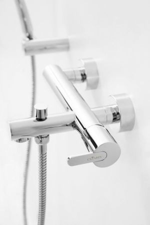 Смеситель для ванны и душа CEZARES LEAF-VD, артикул LEAF-VD-L-NOP