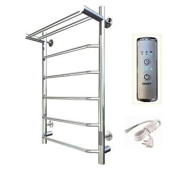 Полотенцесушитель электрический с полочкой (лесенка) Тругор Пэк сп 6 П 80х40 см