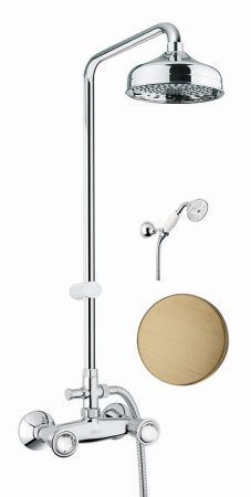 Душевая система Fiore VENERE SKY (SWAROVSKI®) 13ZZ0620, бронза, артикул 13ZZ0620