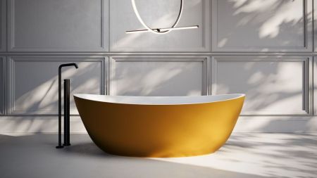 Zenon Maggiore, акриловая ванна овальной формы, 170x72xh60 см, цвет белый матовый, артикул 4000.000.000.000.40968