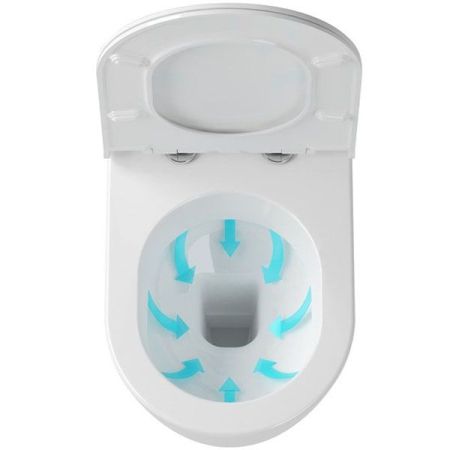 Унитаз подвесной RAVAK UNI X01516 гор. вып. 51*35,3 (белый), шт