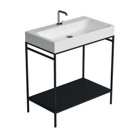 KERASAN Cento раковина 80х45 подвесная c 1отв под смеситель, белая, артикул 353301*1